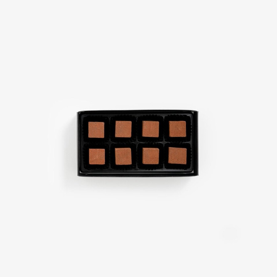 pave praline 8 stück - exquisite trinidad dark chocolate cobblestones