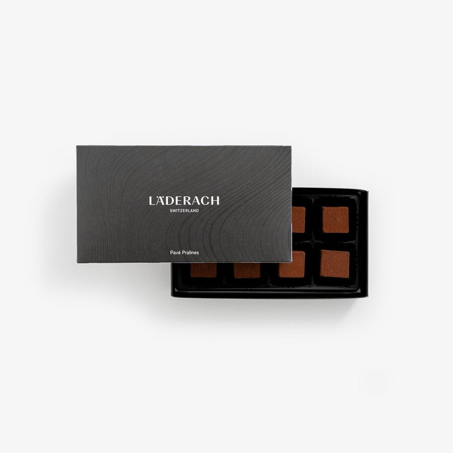 pave praline 8 stück - exquisite trinidad dark chocolate cobblestones
