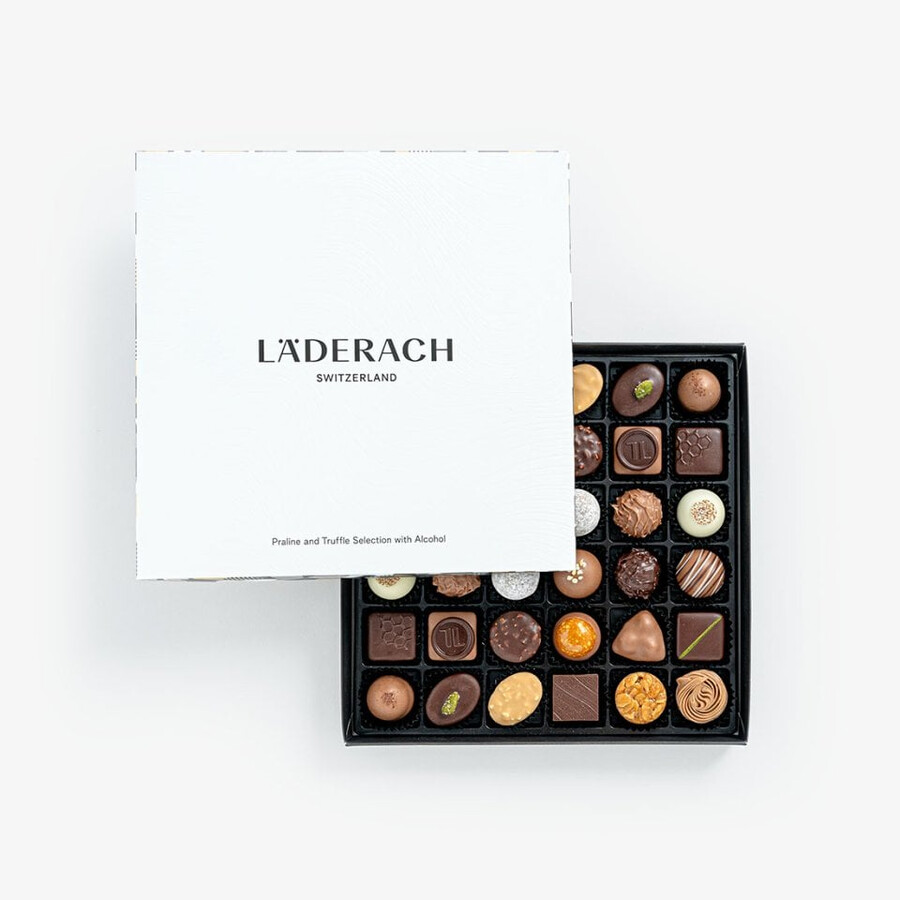 pralinen- und trüffelauswahl mit alkohol – 36 exquisite milchvarianten