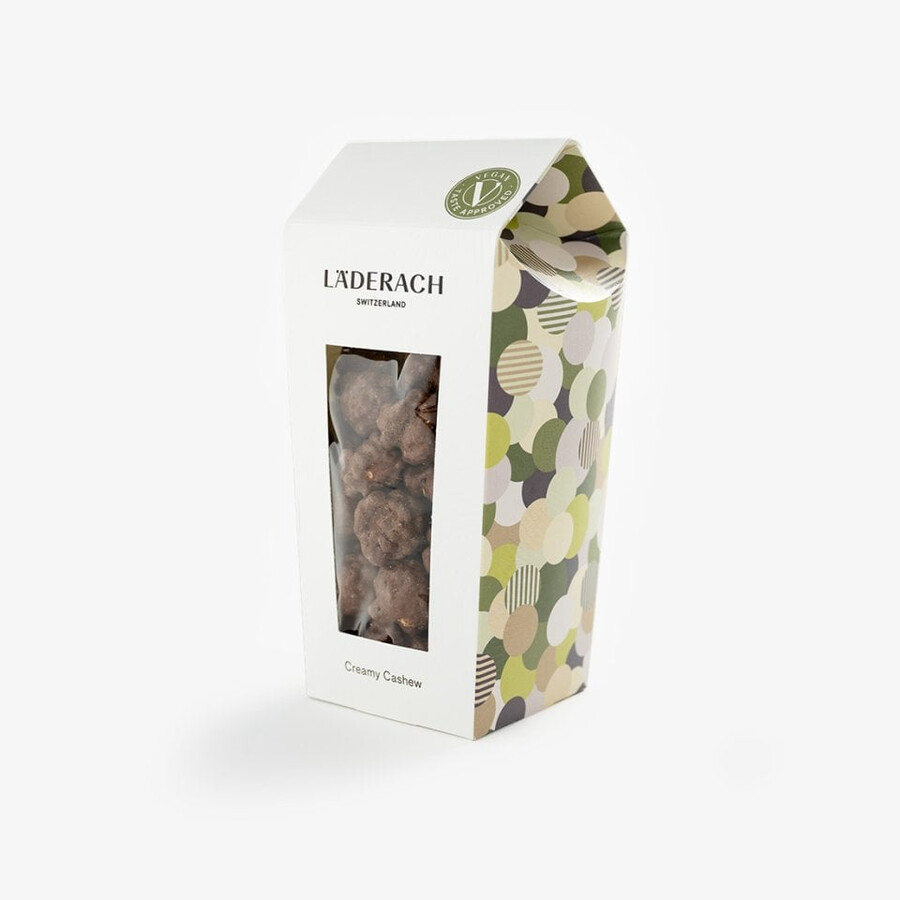 veganes popcorn creamy cashew knuspriger karamellisierter genuss mit einem reichhaltigen schokoladenüberzug