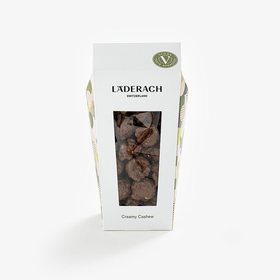 veganes popcorn creamy cashew knuspriger karamellisierter genuss mit einem reichhaltigen schokoladenüberzug