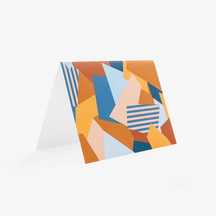 greeting card neutral - 90 freude