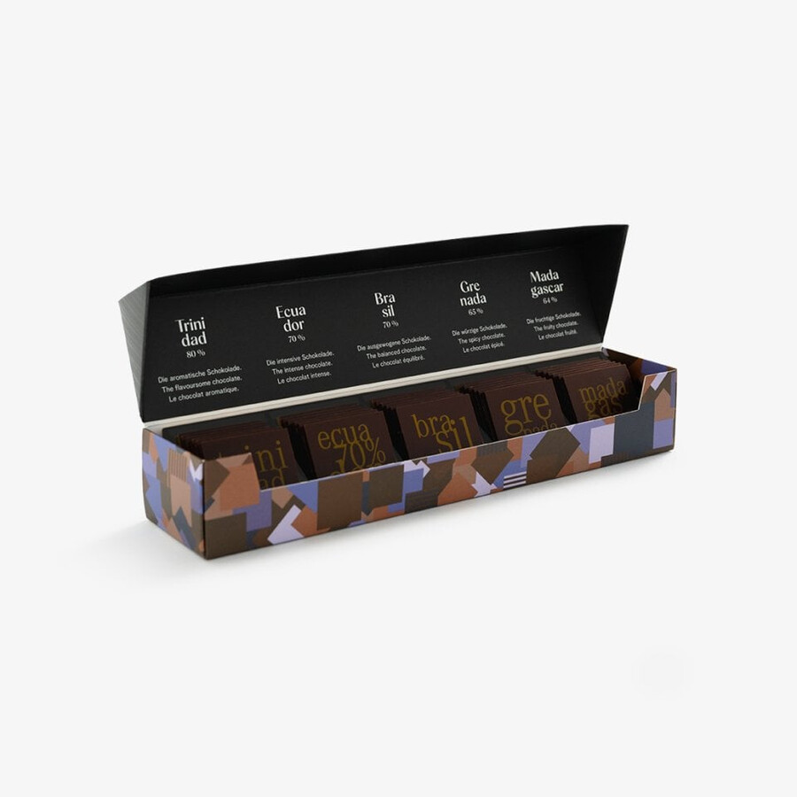 carrés single origin 5 x 6 stück pro packung