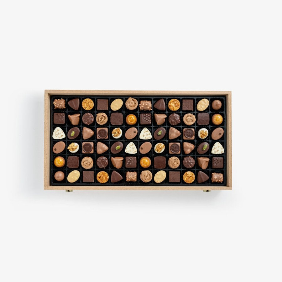 pralinenauswahl exquisite 144-teilige milchpralinen-auswahl